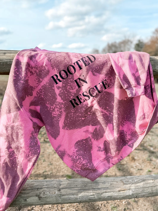 Wine Rooted In Rescue Sweatshirt (PRE-ORDER)