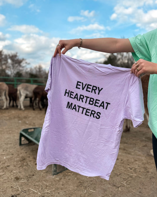 Every Heartbeat Matters Tee (Orchid)