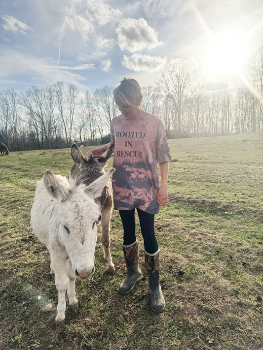 Bleached Rooted In Rescue Tee (PRE-ORDER)