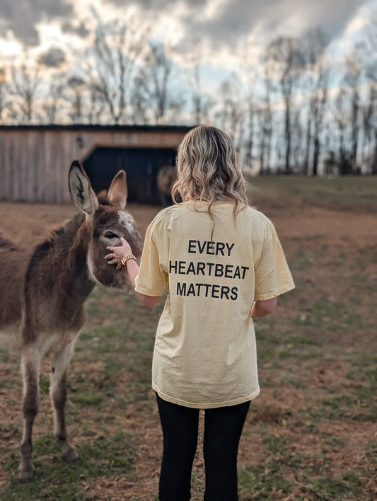 Every Heartbeat Matters Tee (Banana)