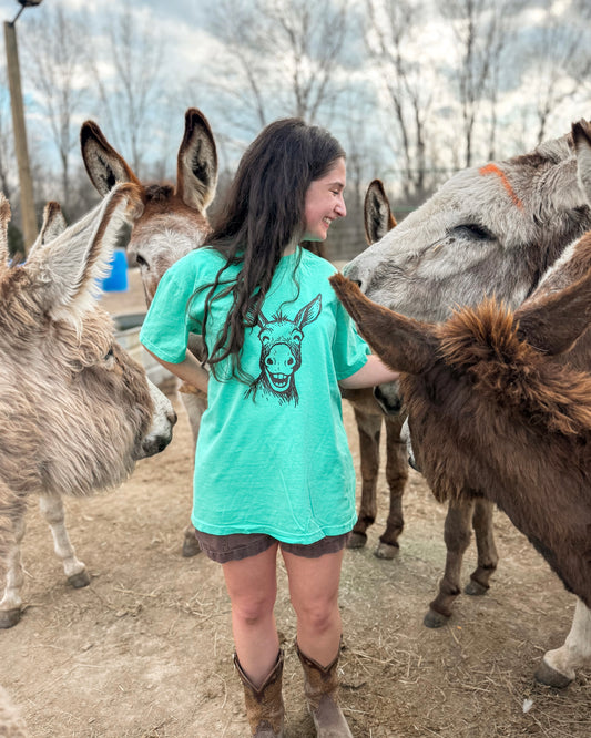 Island Green Quirky Donkey Tee (Pre-Order)